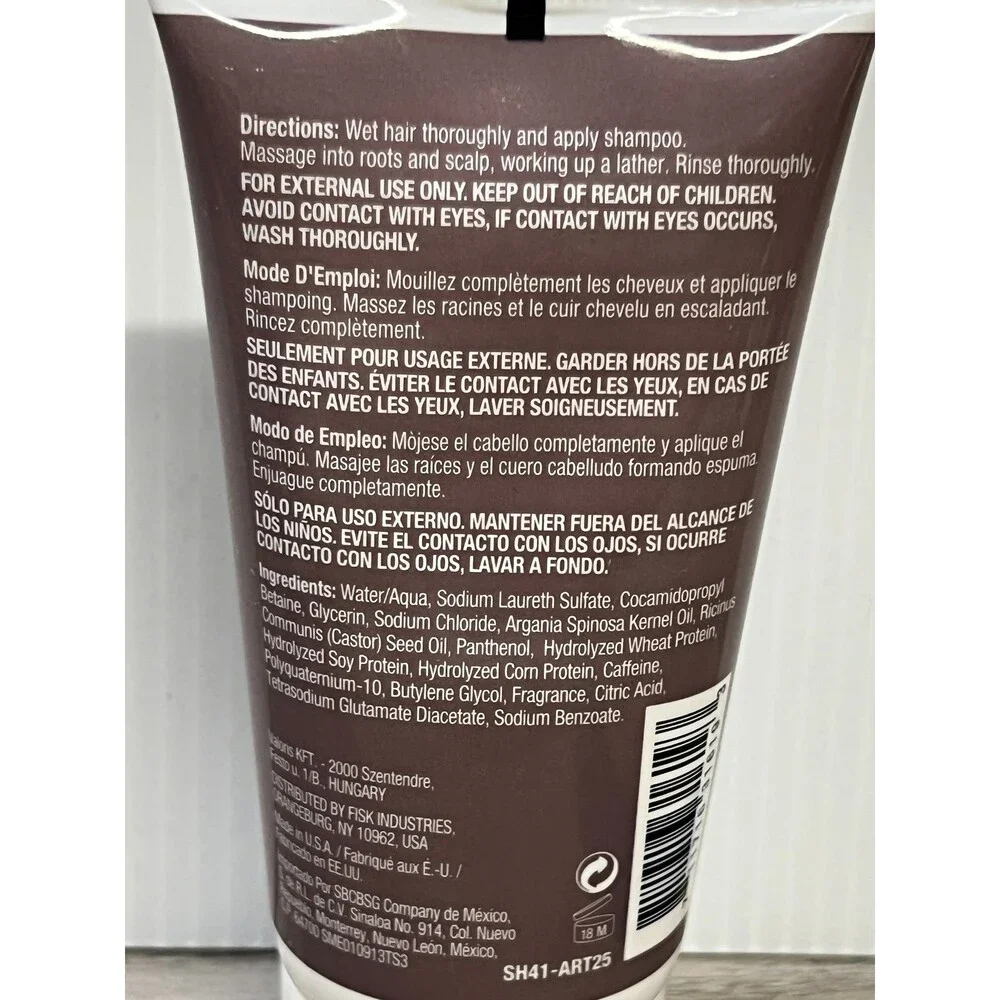 Difeel Argan Thickening Shampoo 2.5 Fl Oz Helps Thicken Thin Lifeless Hair LOT 5
